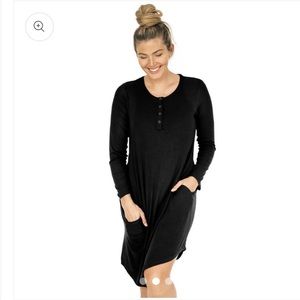 Kindred Bravely Black Long Sleeve Dress